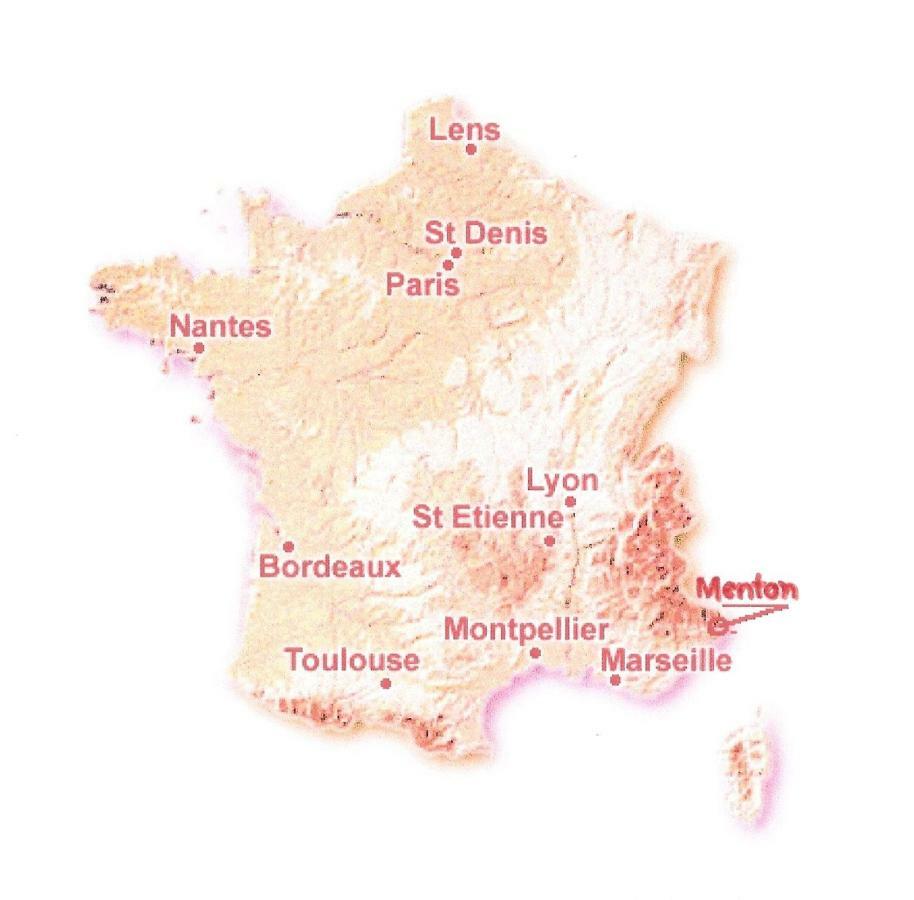 Résidence Le Méditerranée Menton Exterior foto